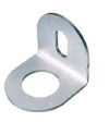 Rohrhalterung Edelstahl für ½" Rohr, mit 9 mm Langloch