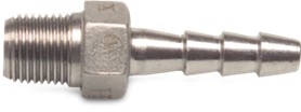 Schlauchtülle mit Sechskant Edelstahl 316,  2" IG x 52 mm Schlauchtülle