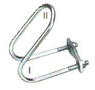 Rundeisenschelle M8  1" x 1½", verzinkt