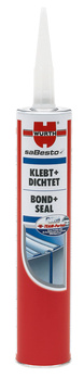Konstruktionsklebstoff Klebt + Dichtet 300 ml, schwarz
